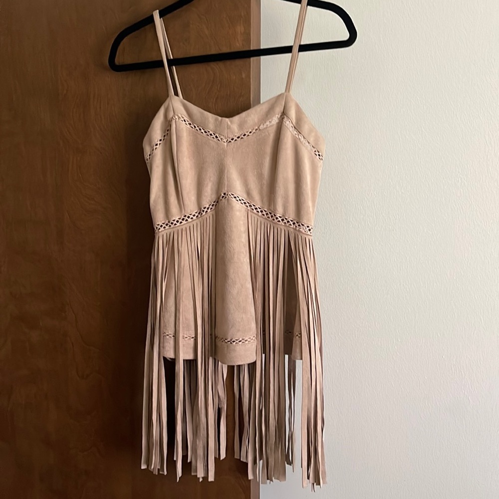 J.O.A boho tassel top
